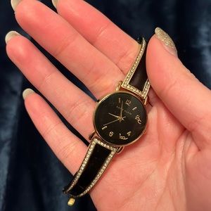 Mini black Anne Klein Watch